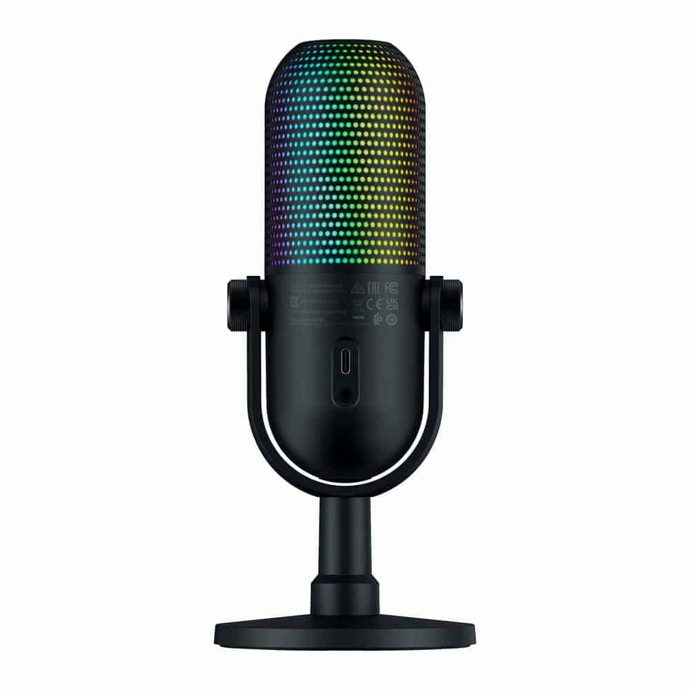 (image for) Razer Seiren V3 Chroma RGB USB Condenser Black Streaming Microphone